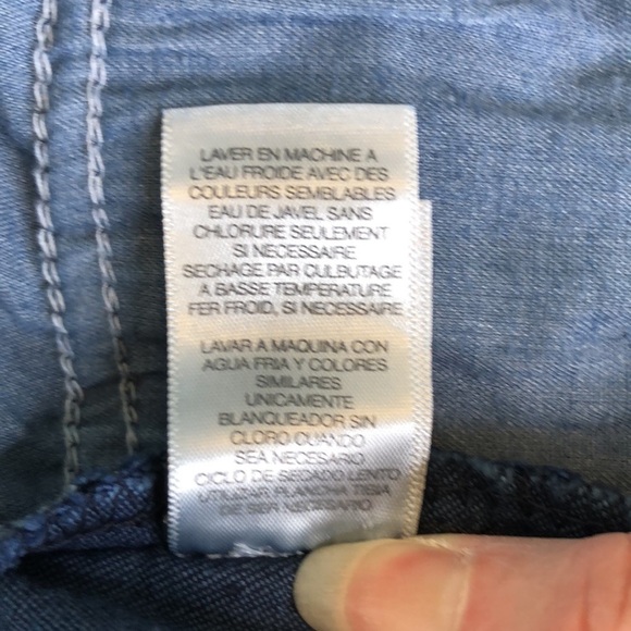 Kenneth Cole Reaction Women's Blue Straight Leg  Dark Wash Stretch Jeans Size 6 - Picture 10 of 12